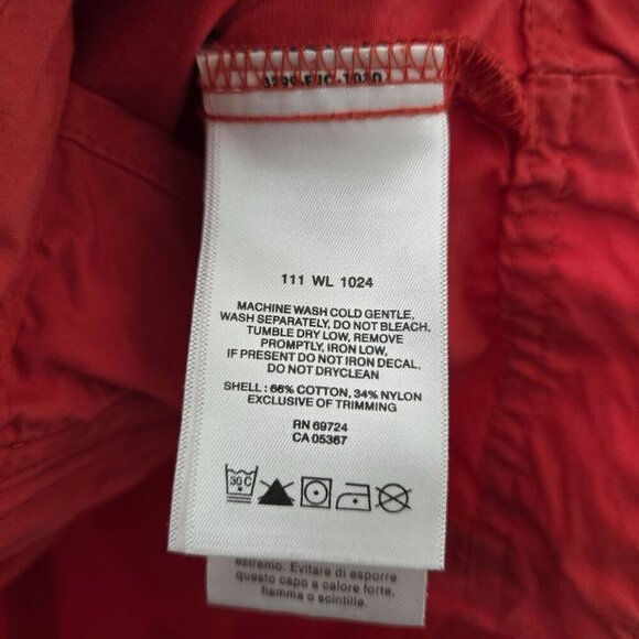 Columbia Full Zip Sleeveless Jacket‎ Vest Womens Small Red Pockets High Neck - Picture 9 of 12
